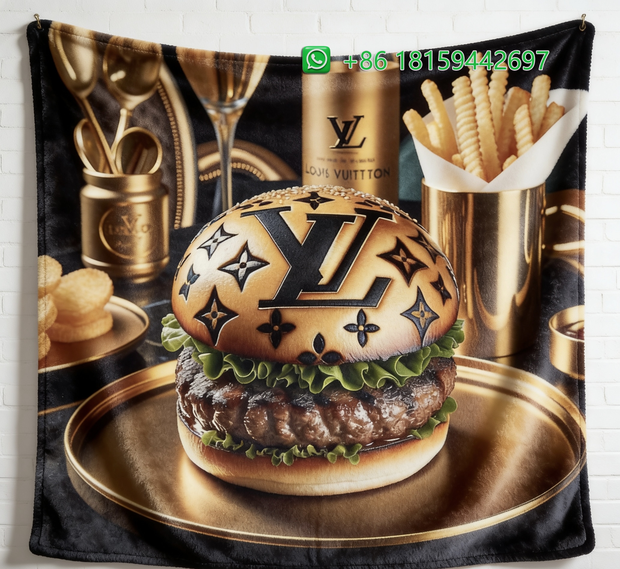 Louis Vuitton Throw Blankets